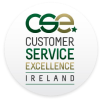 Customer service award badge